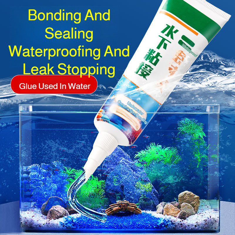 Marine Aquarium Glue - 균열 방지 친환경 접착제 수중 접착