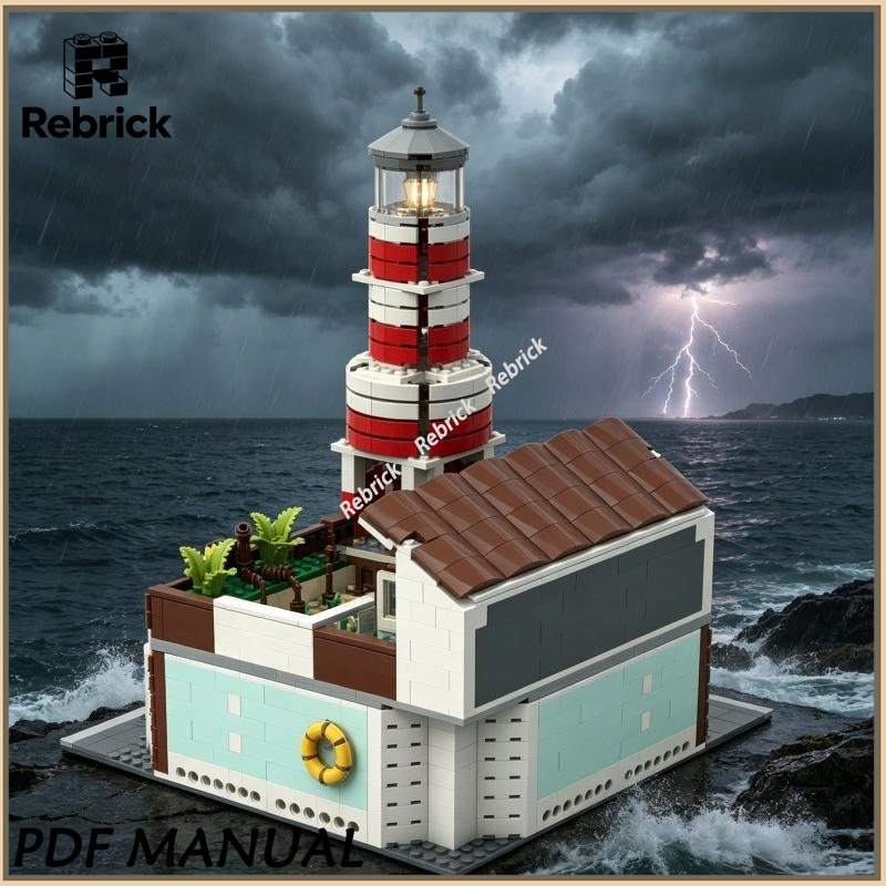 Marine Aquarium Exhibition - 현실적인 도시 수족관 MOC 빌딩 블록