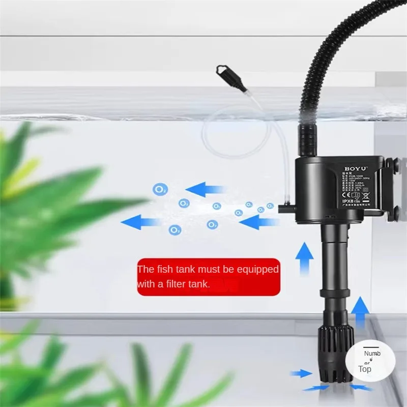 Marine Aquarium Overflow Box - Boyu 무소음 3 in 1 어항