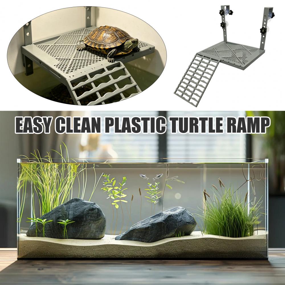 Aquarium Marine Tank - 수족관 장식용 고형형 거치형 거북이 일광욕