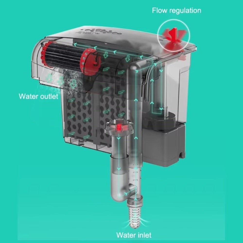 Marine Aquarium Overflow Box - 3 in 1 어항 필터 무소음