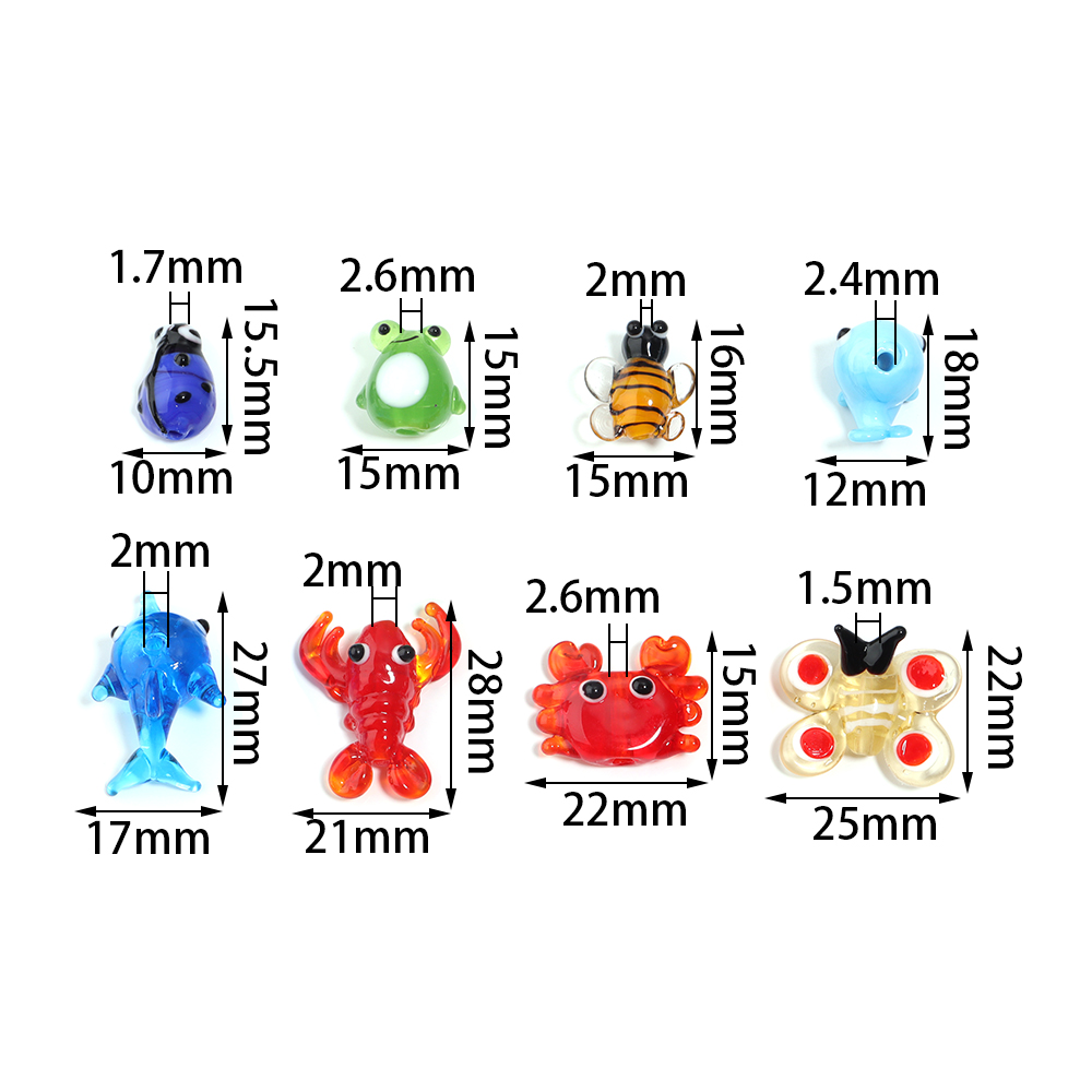 유리 펜던트 해양 동물 수족관 장식, 미니 피규어, 물 - Aquarium Marine 리뷰 및 가격