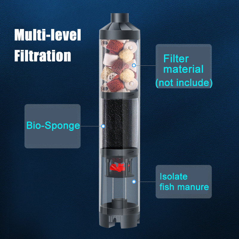 조용한 물고기 탱크 내장 물 필터 순환 펌프 배설물 분 - Marine Aquarium Overflow Box 리뷰 및 가격