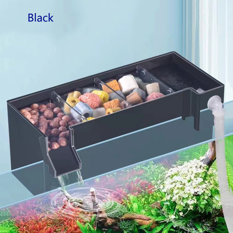 4 in 1 수조 외부 필터 상자 아크릴 필터 건식 및 - Marine Aquarium Overflow Box 리뷰 및 가격