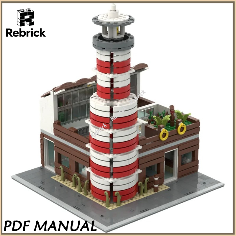 현실적인 도시 수족관 MOC 빌딩 블록 도시 해양 전시 - Marine Aquarium Exhibition 리뷰 및 가격