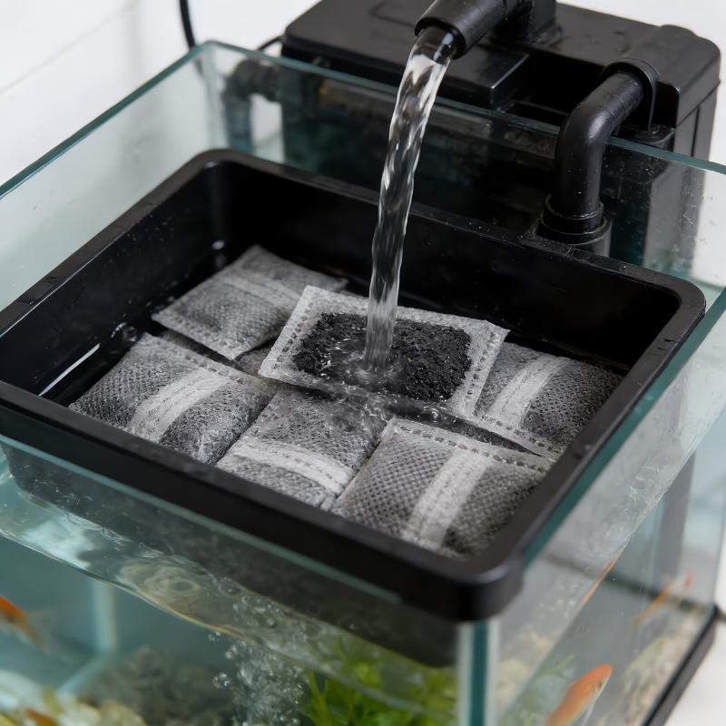 10/20/40pcs 수족관 활성탄 가방 물고기 탱크  - Marine Aquarium Overflow Box 리뷰 및 가격