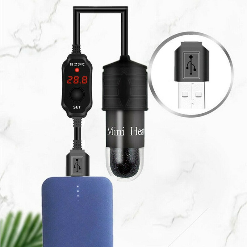 미니 수족관 어항 히터, USB 어댑터, 히팅 로드,  - Aquarium Marine 리뷰 및 가격