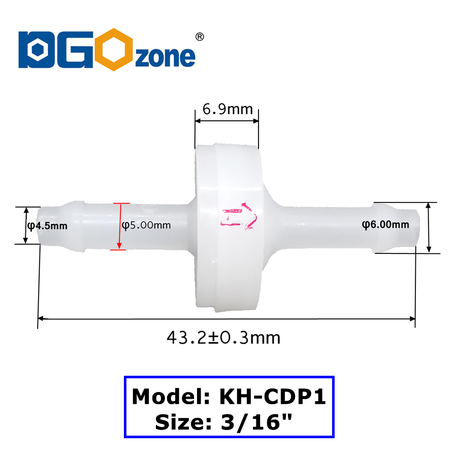 PVDF 체크 밸브 다이어프램 플라스틱 오존 역류 방지 - Marine Aquarium Ozone Generator 리뷰 및 가격