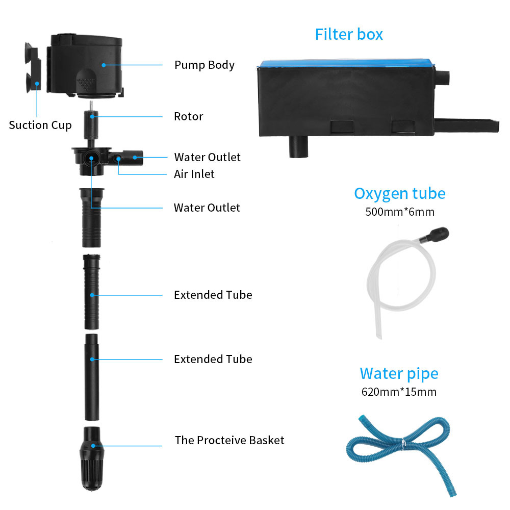 3in1 상단 필터 수족관 잠수정 펌프 수조 상부 필터 - Marine Aquarium Overflow Box 리뷰 및 가격