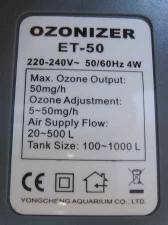 Weipro ET50 ET100 ET200 오존 오존  - Marine Aquarium Ozone 리뷰 및 가격