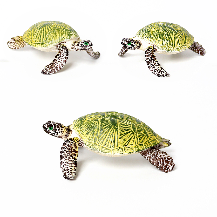 현실적인 미니어처 해양 생물 바다 거북이 모델, 해양  - Aquarium Marine 리뷰 및 가격